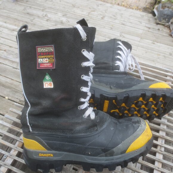 Dakota Men's Propac Composite Safety Boots -100 C Comfort Rated Boots - Size 10. - Picture 12 of 16